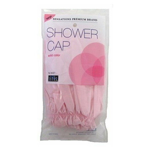 Siris Solid Vinyl Shower Cap, Large , Assorted Colors, 1 Ea